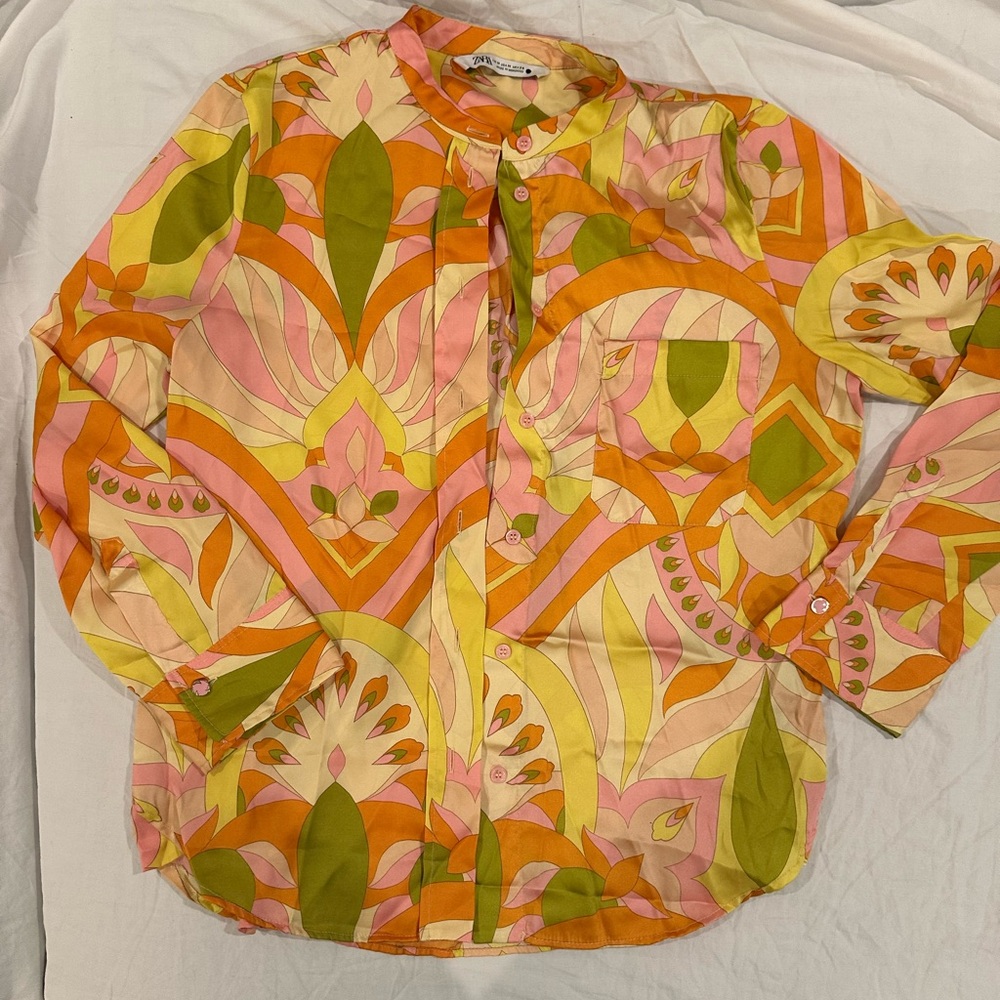 Zara Multicolor Abstract Print set - Picture 3 of 6
